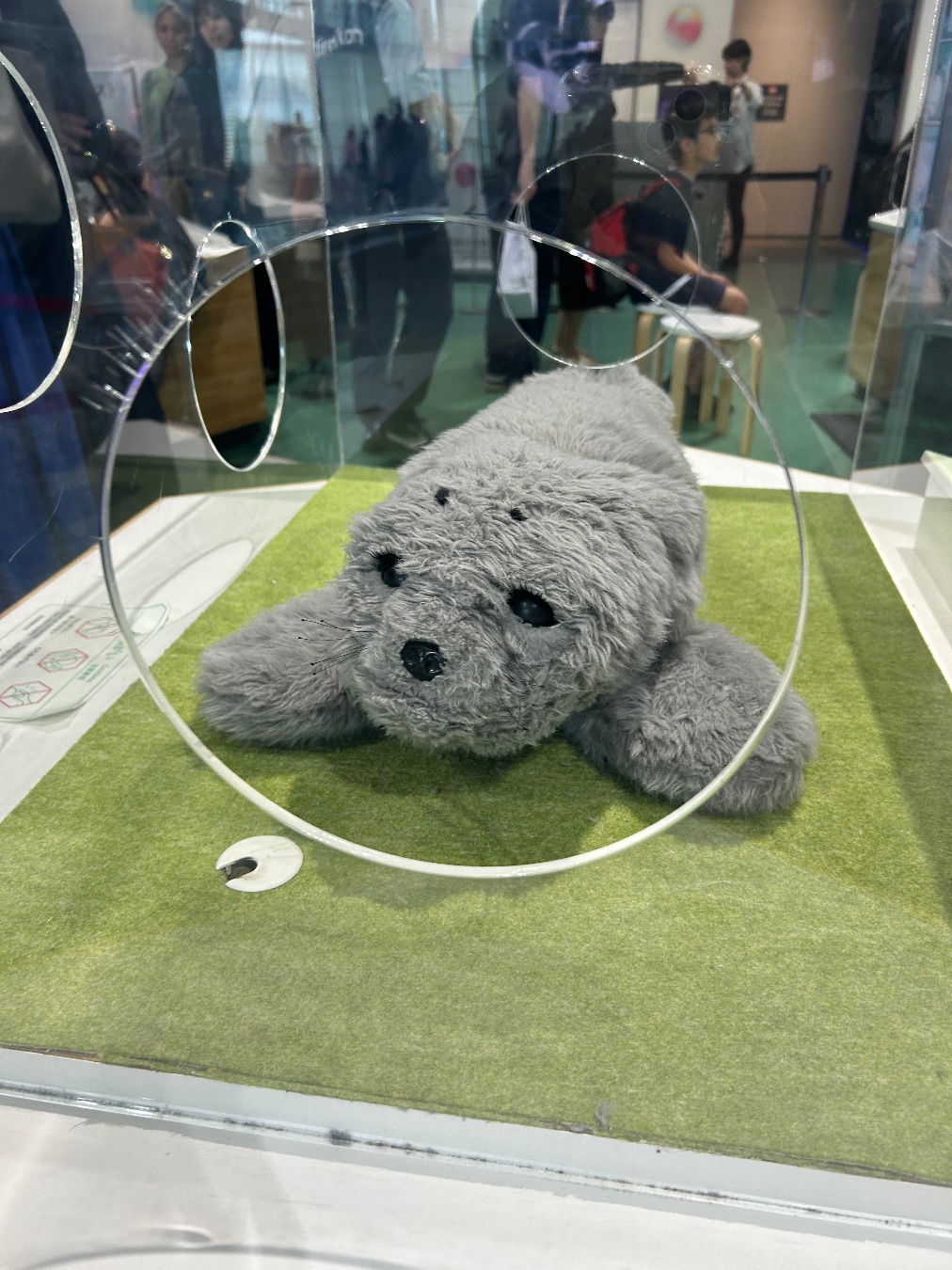 日本科学未来館でプリティーなあざらしロボット🤖